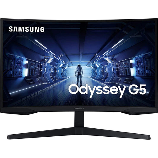 SAMSUNG 27" Odyssey G5 2K HDR 144hz 1000R Curved Gaming Monitor