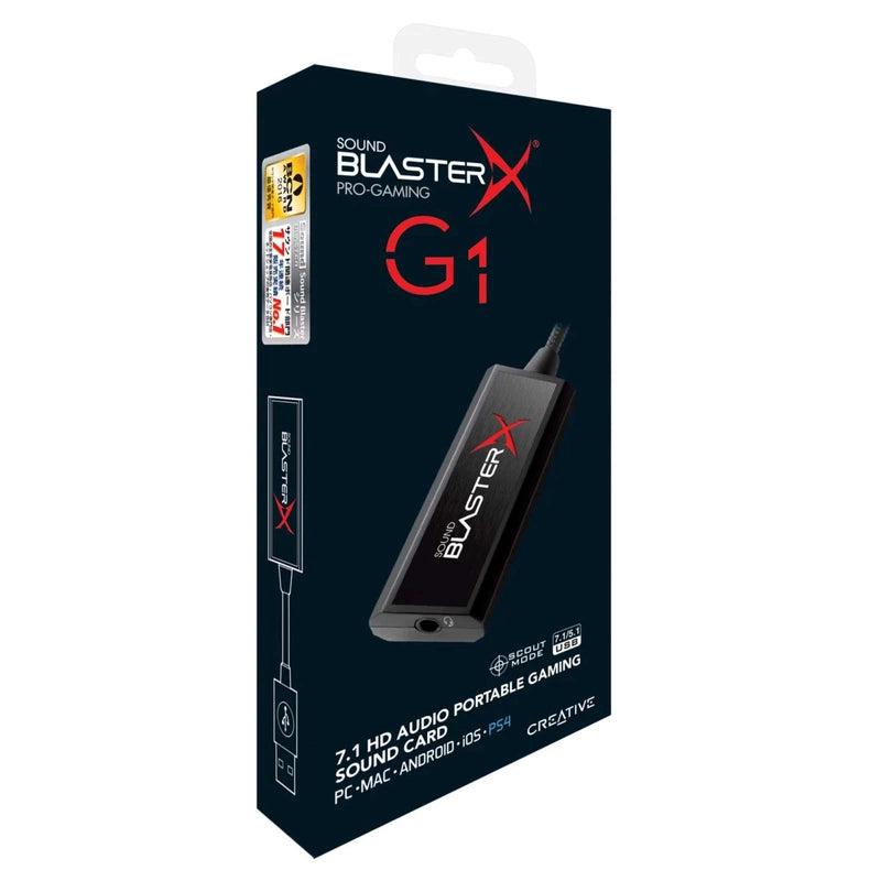 Creative Sound BlasterX G1 7.1 USB Gaming DAC & Sound Card