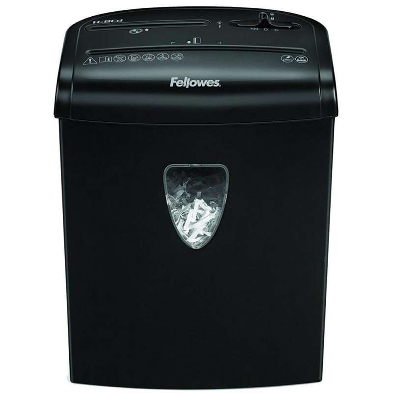 Fellowes Shredder Machine Cross-Cut Paper H-8cd