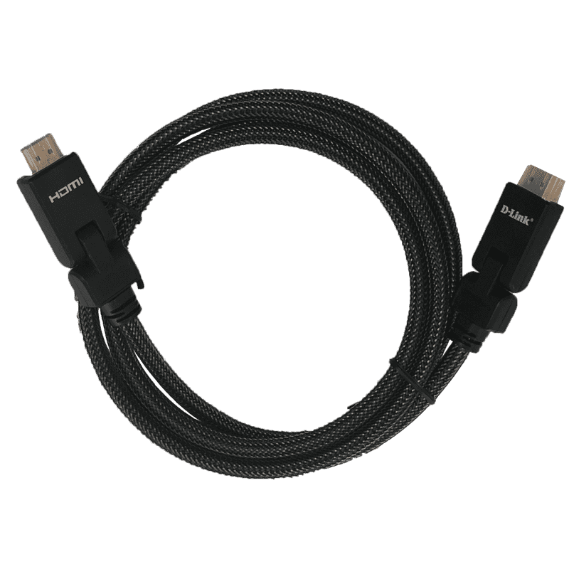 D-Link HCB-4AABLBRR-X HDMI 2.0 Cable with 180 degree connector-10M