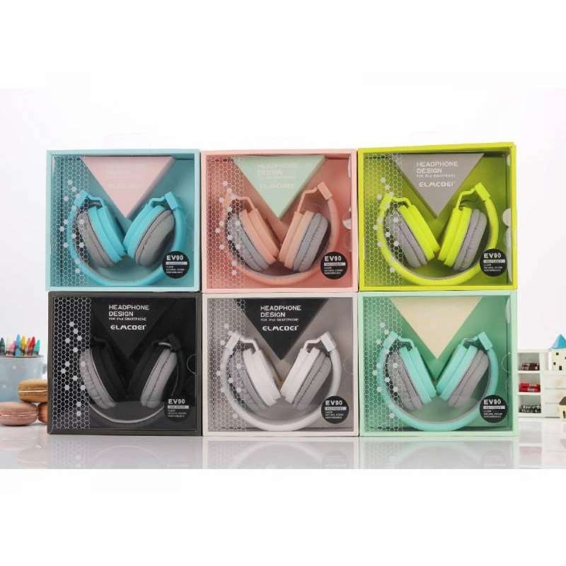 Headset Stereo HD EV90 Wired 3.5mm