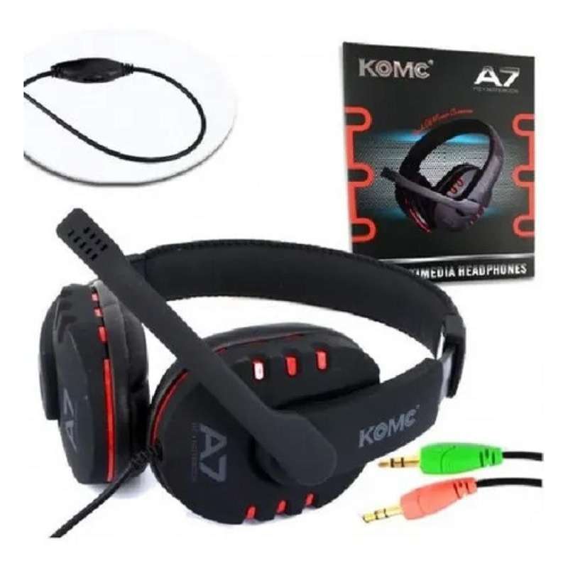 KOMC A7 Wired Stereo Gaming Headset