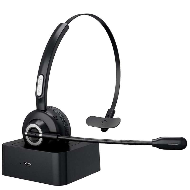 Wireless BH-M97 Headset with Stand Rechargeable