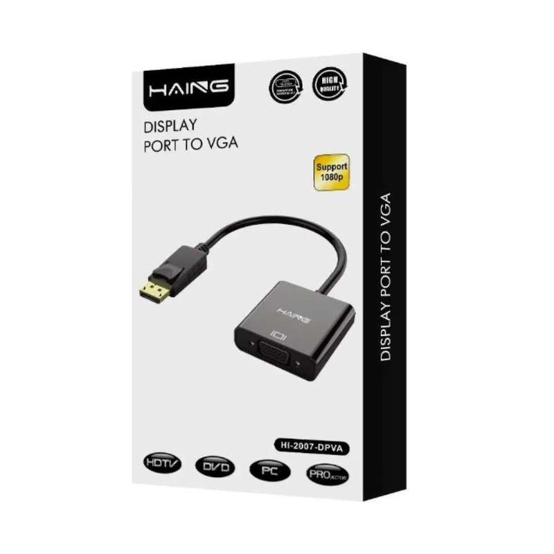 HAING High Quality Display Port to VGA Converter