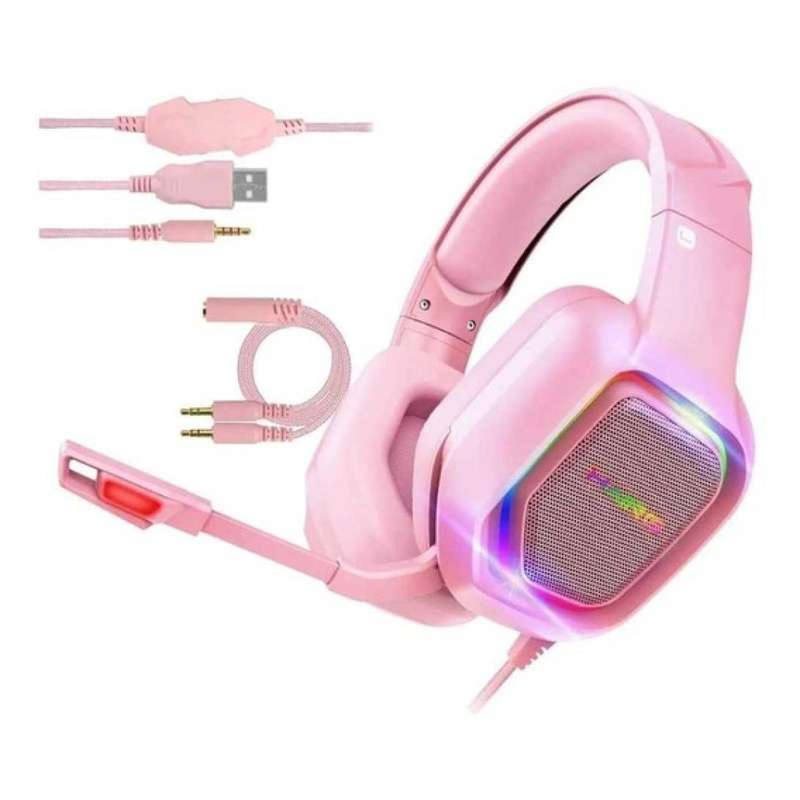 Haing A30 Gaming Headset -Pink