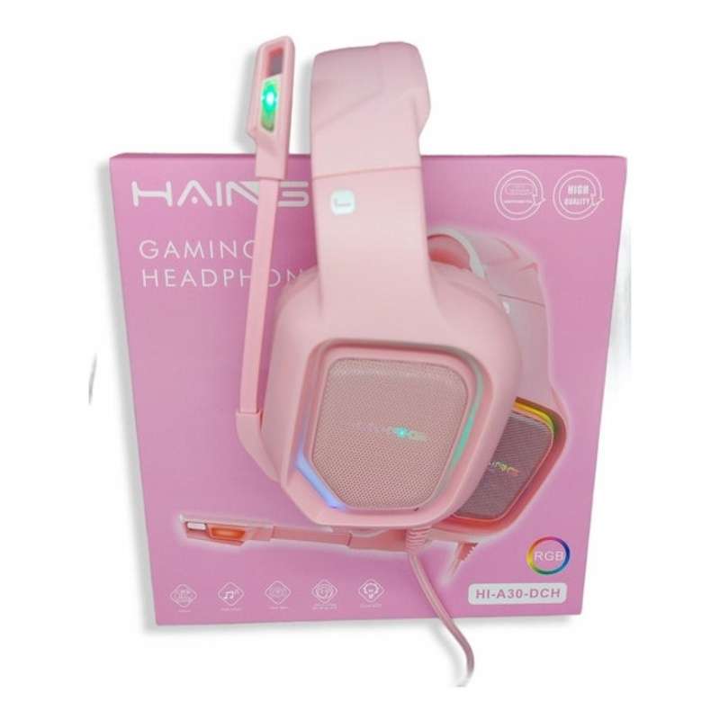 Haing A30 Gaming Headset -Pink