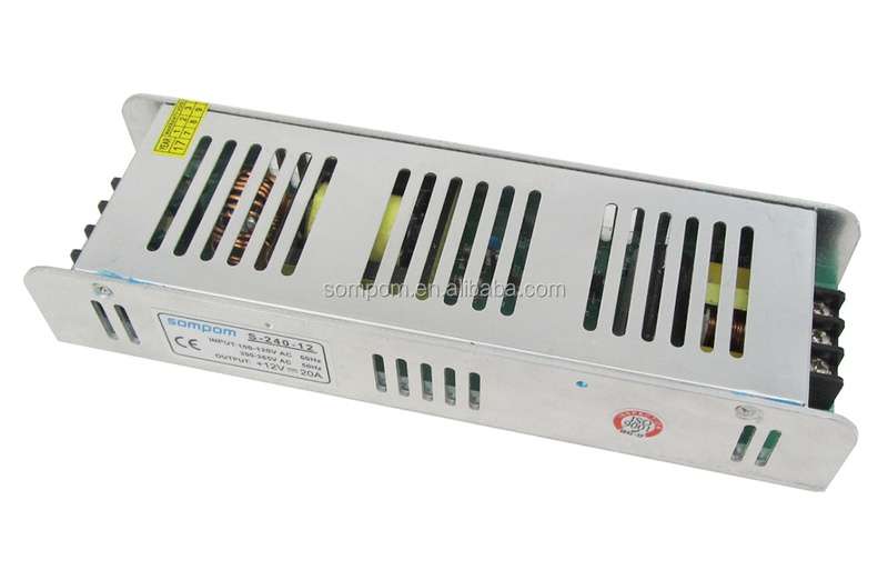 Slim 12V-20A UnBoxed Power Supply
