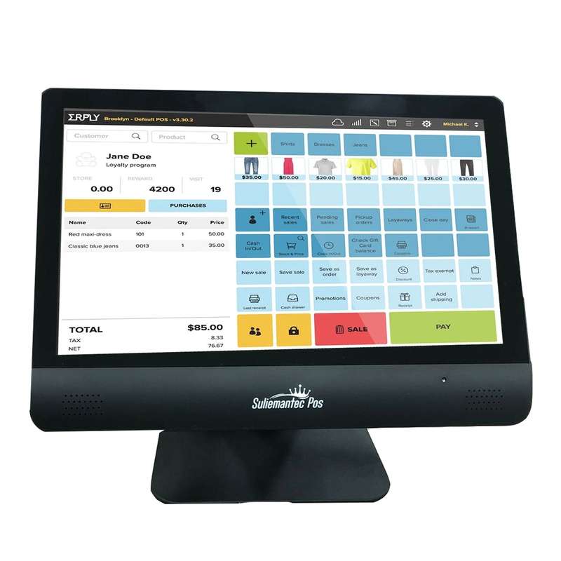 SUL-TECH POS SINGLE SCREEN I5 -4GB MEMORY - 128 SSD DRIVE