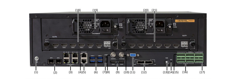 NVR516-128 Channel 16 HDDs RAID NVR