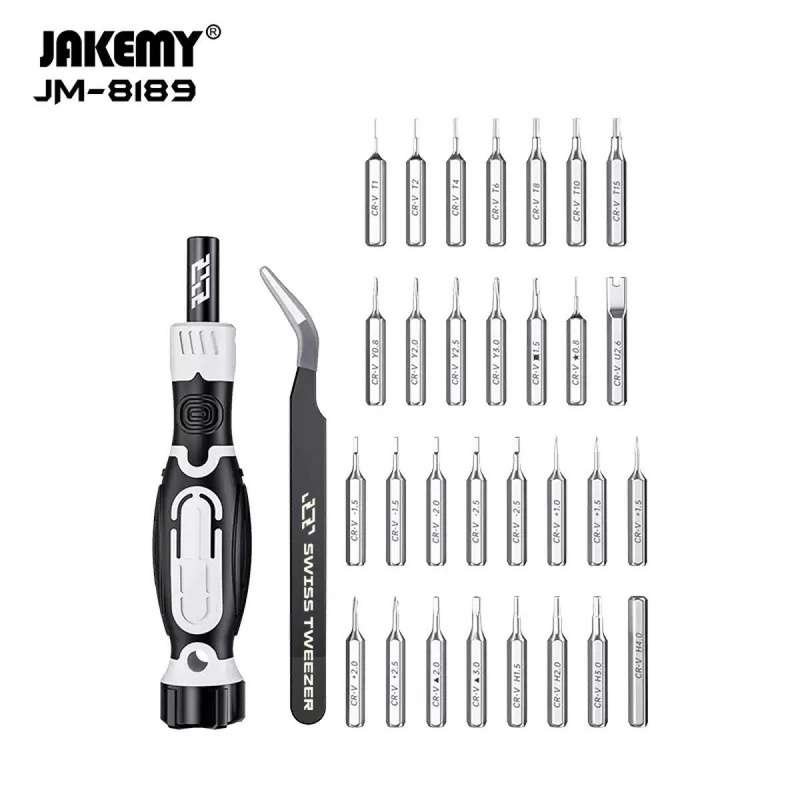 Jakemy JM-8189A 32 in 1 Precision screwdriver set with tweezers