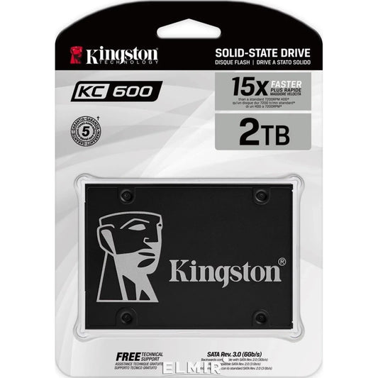 Kingston KC600 2TB SATA III Solid State Drive SSD