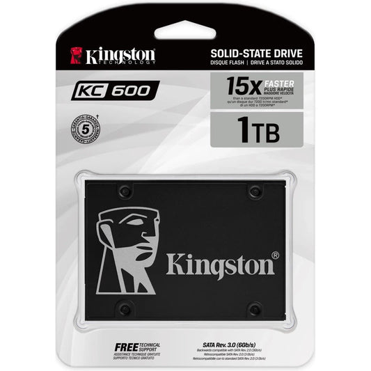 Kingston KC600 1TB SATA III Solid State Drive SSD