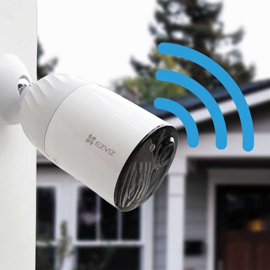 EZVIZ SMART WIFI BATTERY OUTDOOR CAMERA BC1-B3 2MP - UP TO ONE YEAR