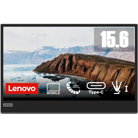 Lenovo L15 Mobile 15.6" IPS Panel Full HD IPS With USB Type-C Height Adjust Stand - Black