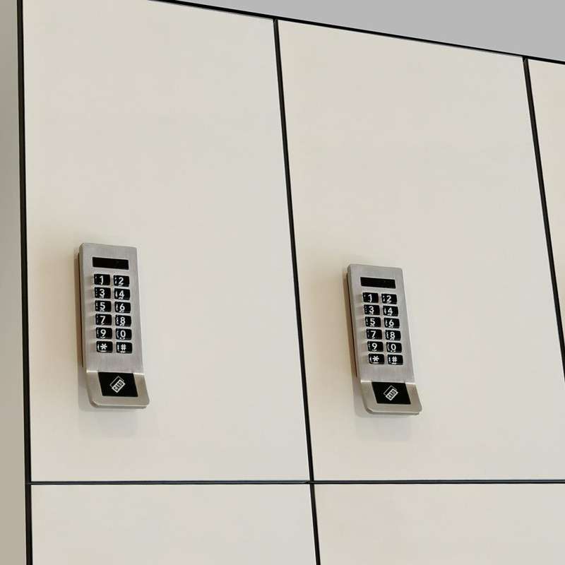 Stainless steel Digital RFID & Password Cabinet Door Lock