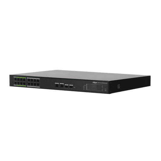 D-Link F1210-18PS-E 18-Port Layer 2 Gigabit Managed Long Range PoE+ Surveillance Switch