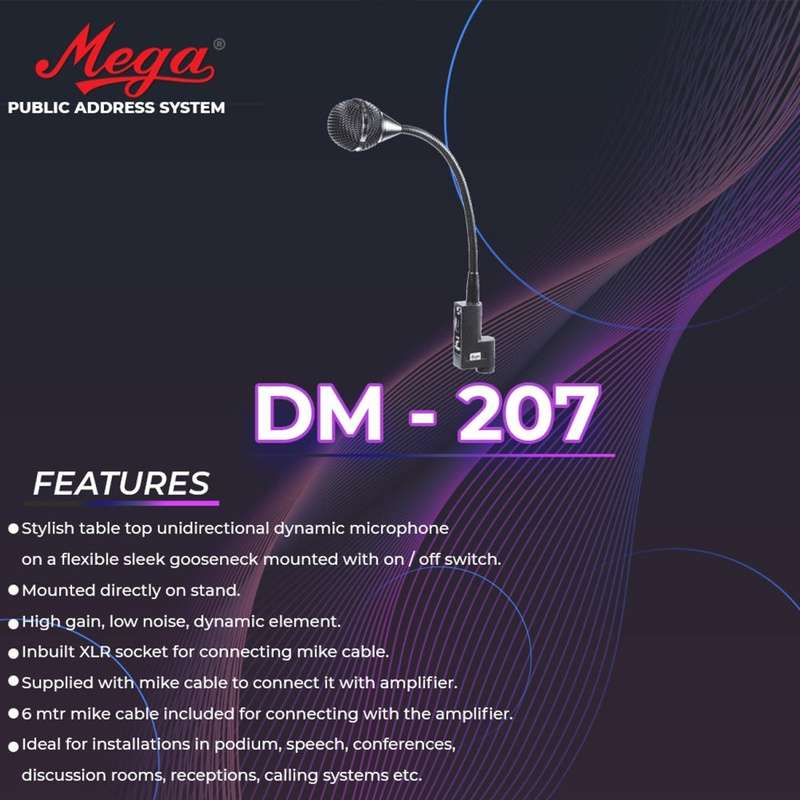 MEGA MICROPHONE DM-207