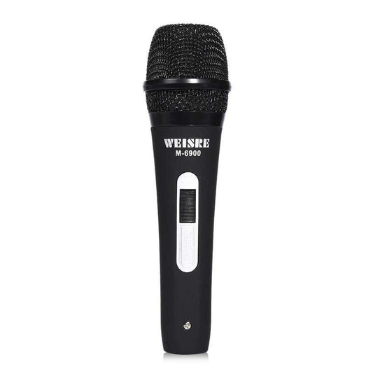 Weisre M-6900 Wired Unidirectional Dynamic Microphone Use With 6.35mm Plug