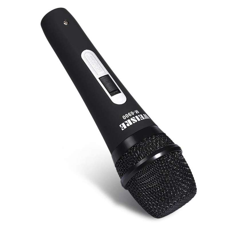Weisre M-6900 Wired Unidirectional Dynamic Microphone Use With 6.35mm Plug