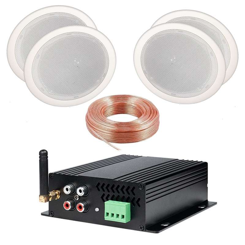 نظام صوتي سقفي متكامل للمنازل والأعمال 4 سماعات