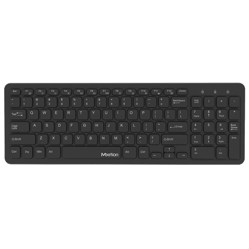 Meetion MT-K410 Wireless Ultra Thin Chocolate Keyboard