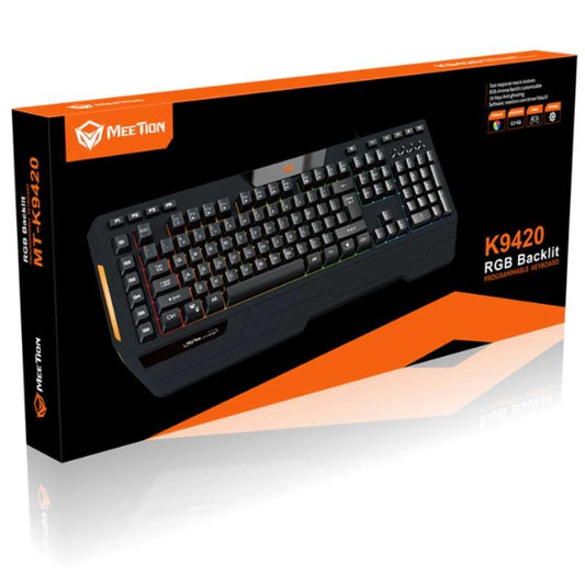 MeeTion MT-K9420 Custom Macro Pro Membrane Gaming Keyboard