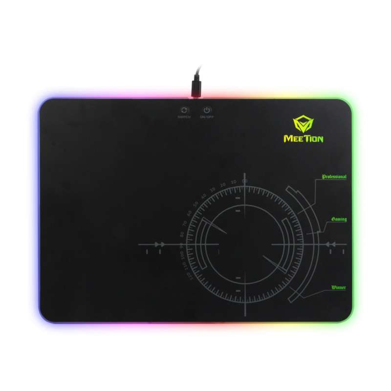 MeeTion MT-P010 Glowing Backlit RGB LED Gaming Mouse Pad