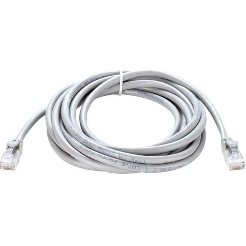 D-Link NCB-C6UGRYR1-1 Cat6 10G UTP 24 AWG PVC Round Patch Cord 1m ,Grey Cooler