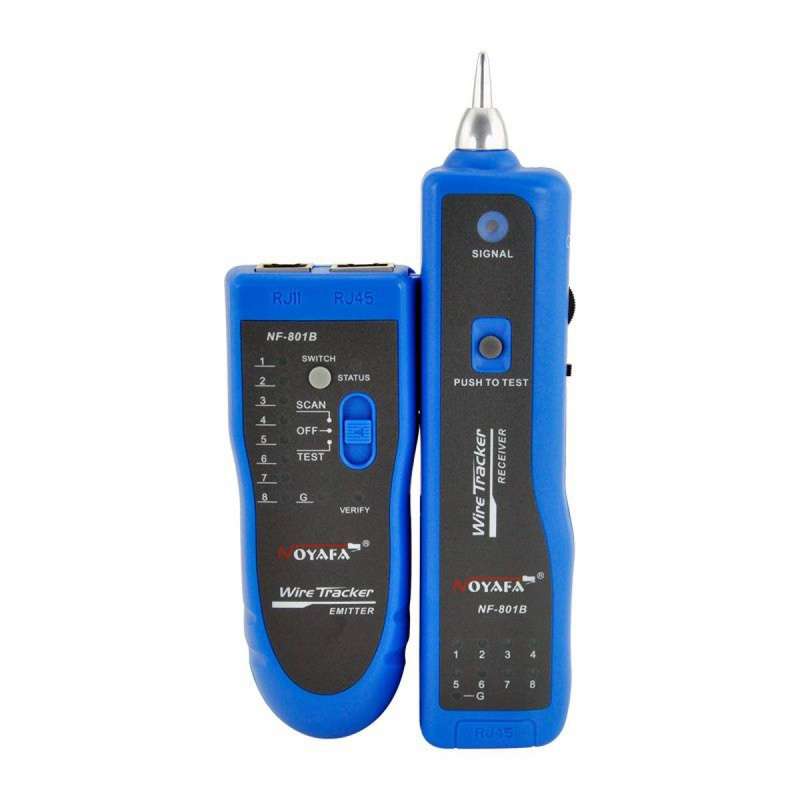 Network NF-801B Tester RJ11 RJ45 Lan Wire Tracker Fault Locator and Cable Tester LAN