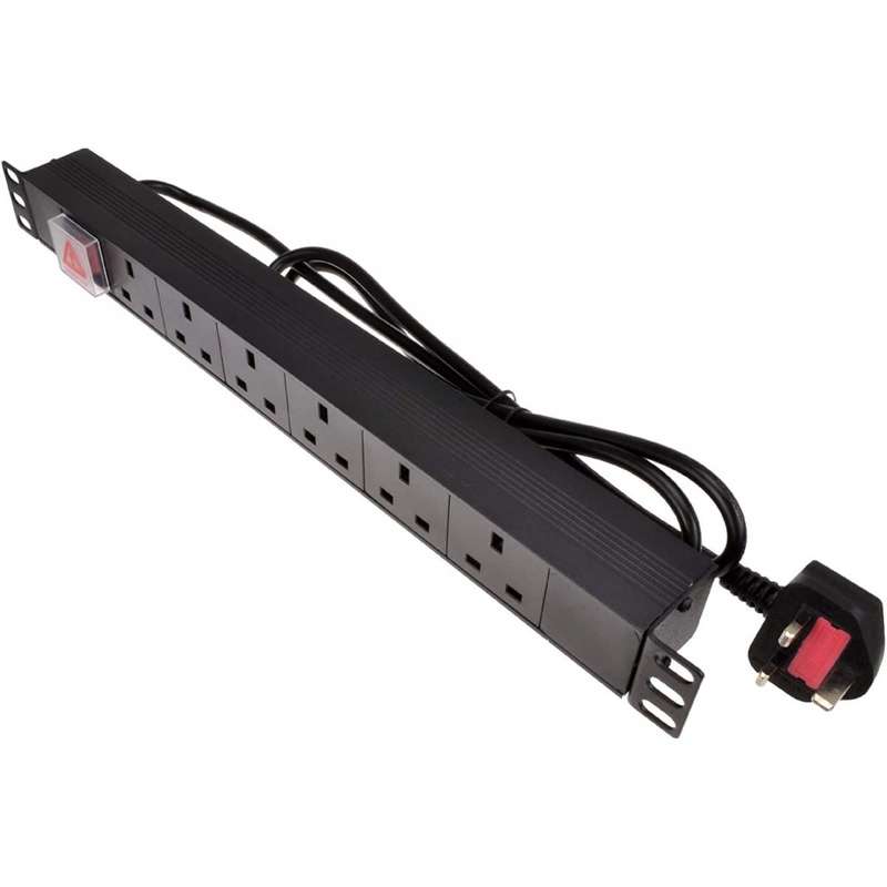 Cabinet power strip 6 outlets