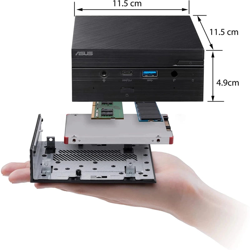 ASUS PN50 MiniPC AMD Ryzen 7 8-Cores Support up to 4 Displays in 4K Resolution & 64GB DDR4 R