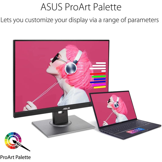 ASUS ProArt PA278QV 27” IPS 2K 100% sRGB/Rec Calman Verified Eye Care Anti-glare & Tilt Pivot Swivel Height Adjustable