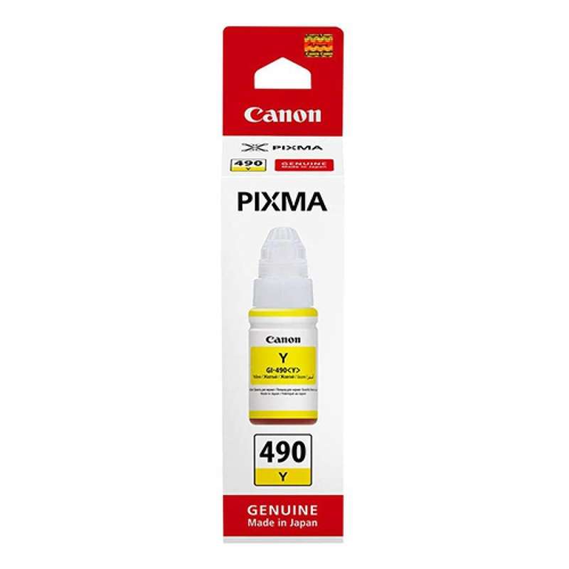 Canon PG-490Y Yellow Inkjet Cartridge Compatible with G-1400 ,G-3400