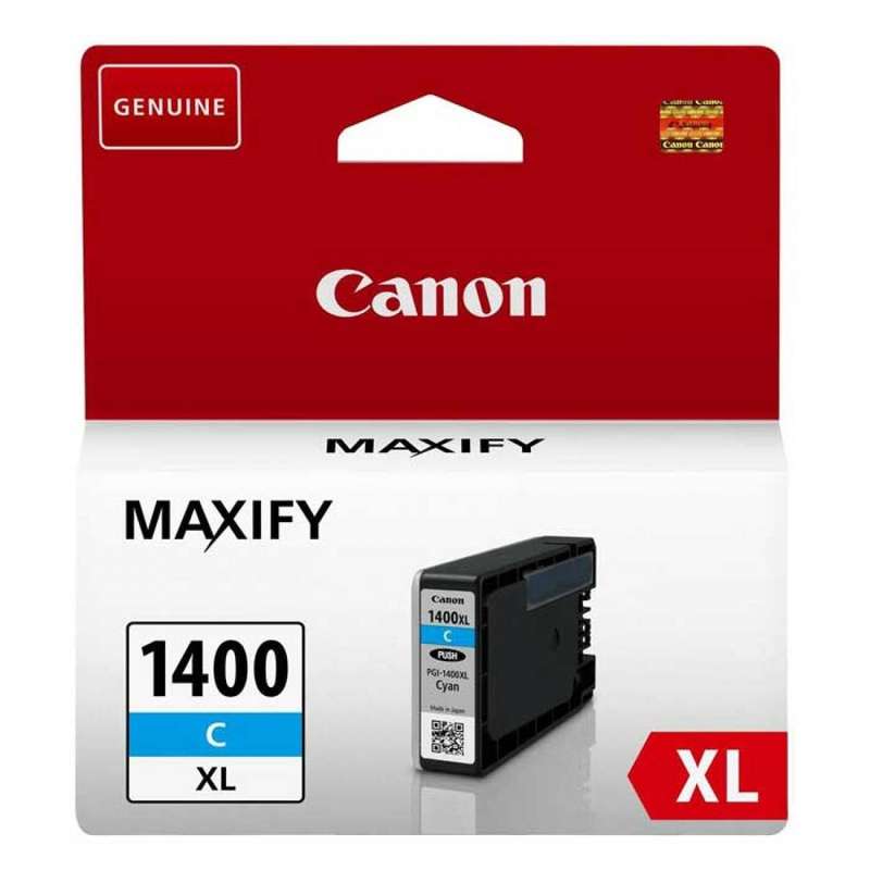 Canon PGI-1400XLC Cyan Inkjet Cartridge Compatible with MAXIFY MB2040/MB2340