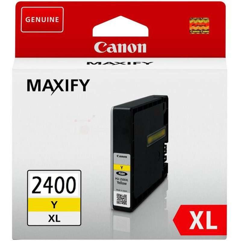 Canon PGI-2400XL Yellow Inkjet Cartridge Compatible with MB5440, 5340, 5140, 504, IB4040