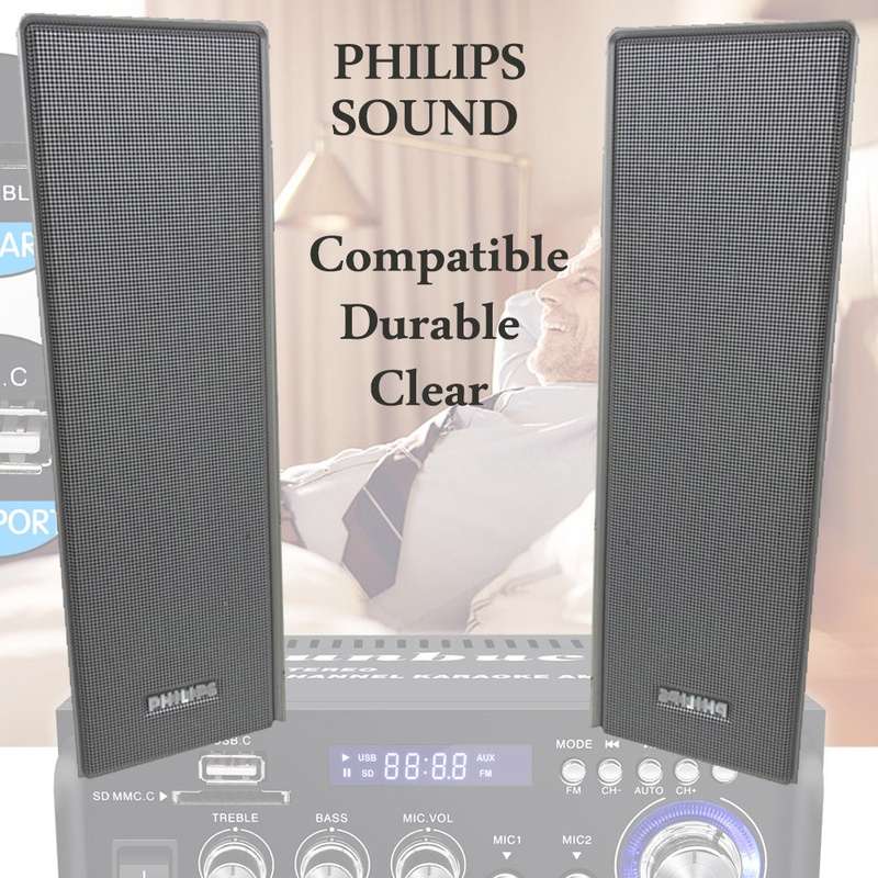 Philips Power Full Indoor Slim Speaker - ad904wp 1 PIECE