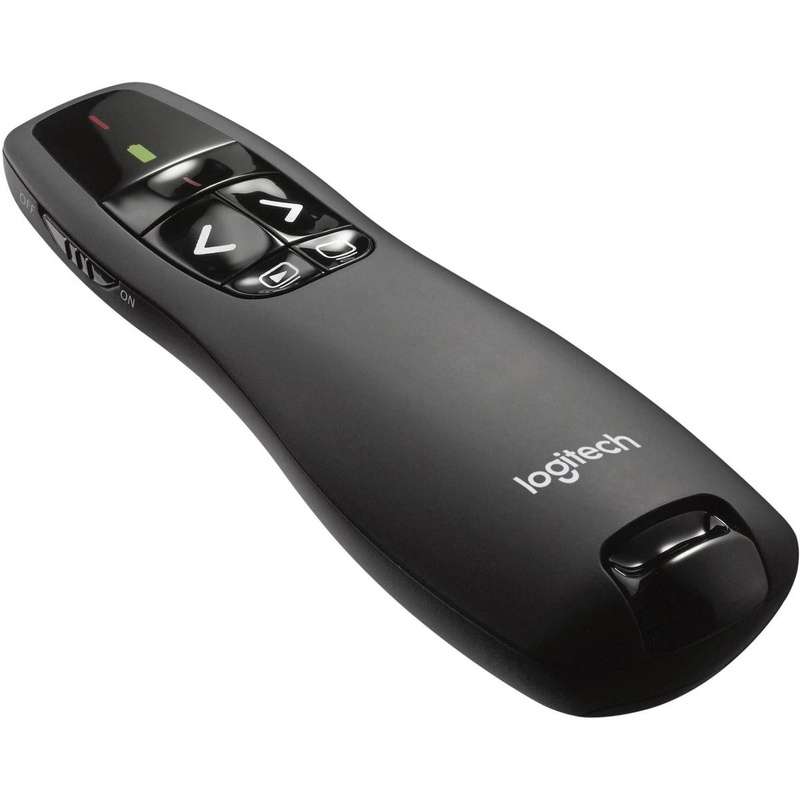 Logitech R400 Wireless Presentation Remote Clicker with Laser Pointer