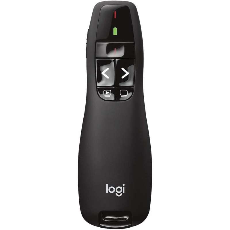 Logitech R400 Wireless Presentation Remote Clicker with Laser Pointer