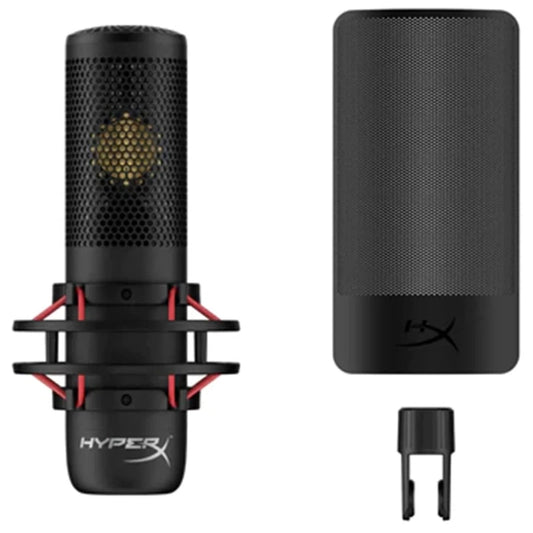 HP HyperX ProCast Condenser XLR Microphone XLR Connection Detachable Pop Filter w/ Anti-Vibration Shock Mount