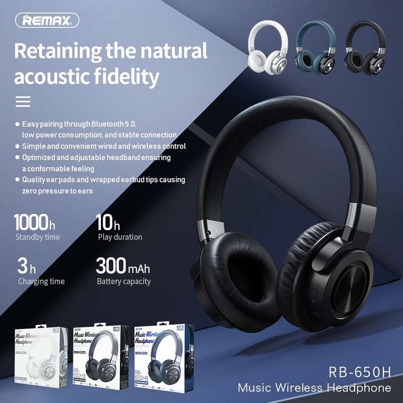 Remax RB-620HB Metal Wireless Headset