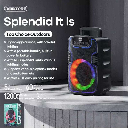 Remax RB-M6 Bluetooth Speaker- Black