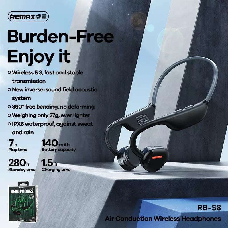 Remax RB-S8 Air Conduction Wireless Headphones