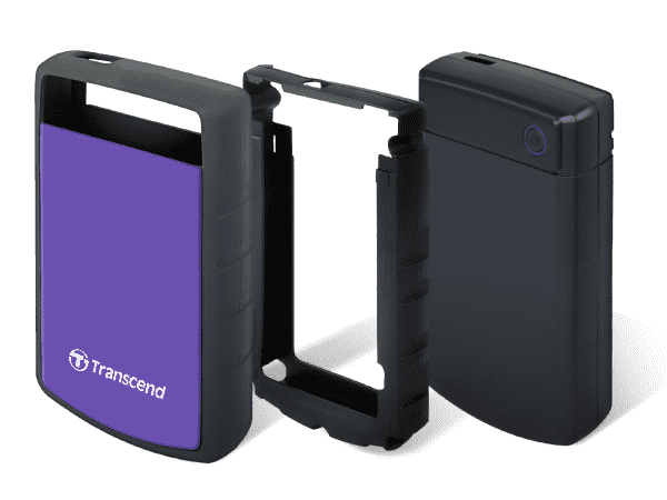 Transcend 2TB shock-resistant with the USB 3.1 Gen 1 interface external HDD drive 25H3