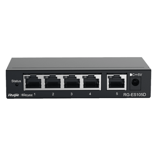 RG-ES105D, 5-port 10/100Mbps Desktop Unmanaged Switch