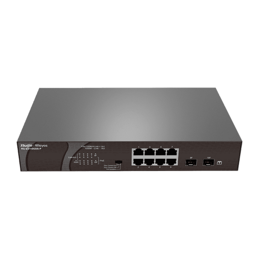 RG-ES110GDS-P, 10-port 10/100/1000Mbps Unmanaged PoE Switch