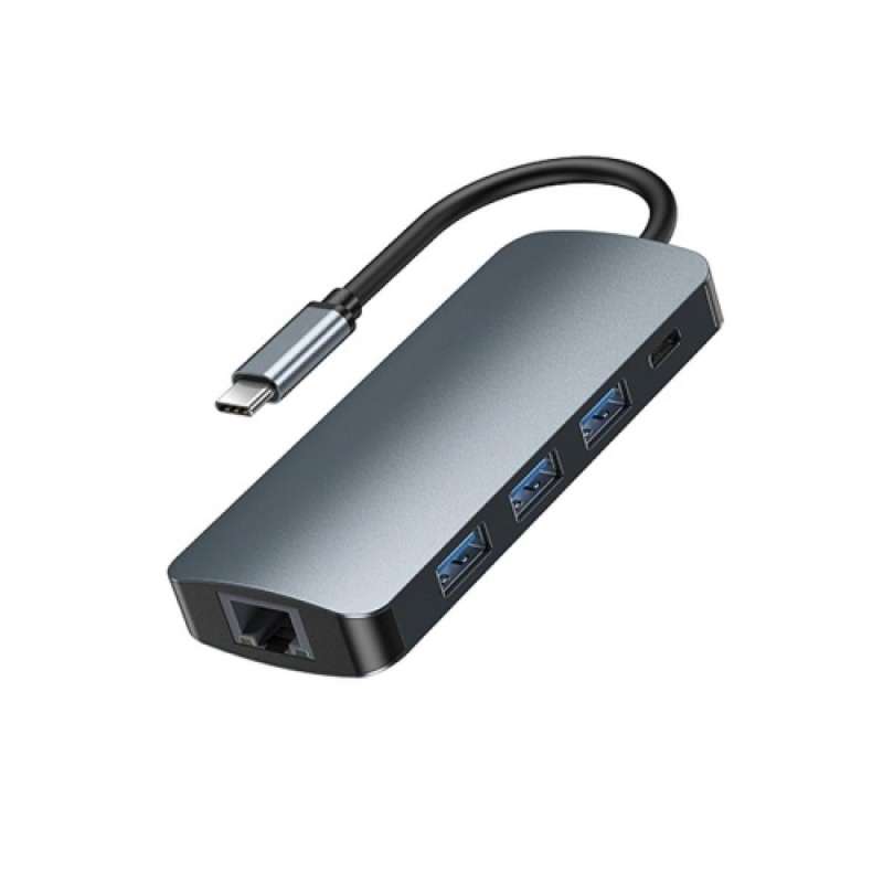 Remax RU-U91 USB C to HDTV 9-IN-1Multifunction Adapter