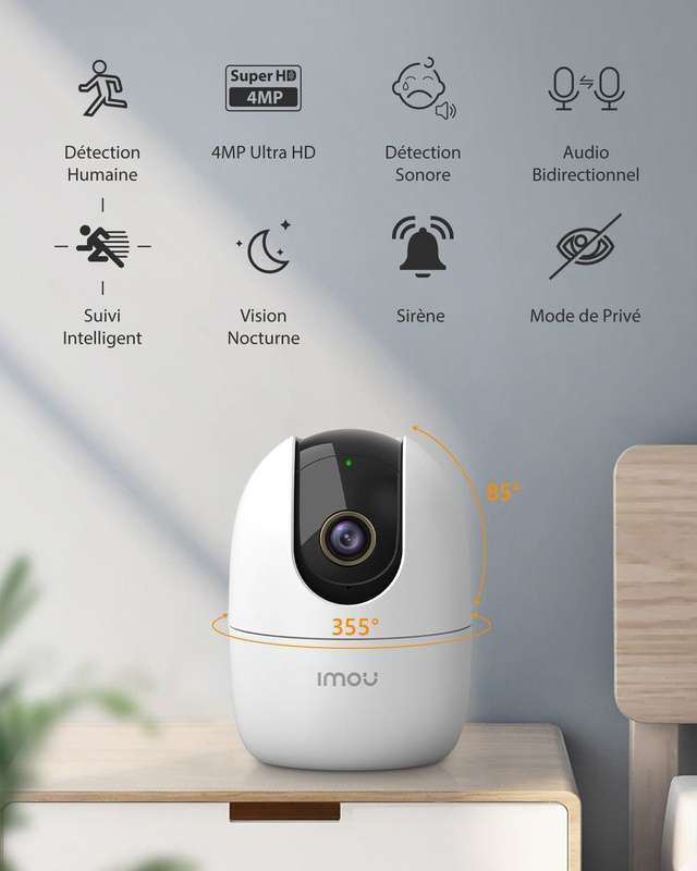 IMOU Ranger 2 Indoor Smart Security Camera 4MP