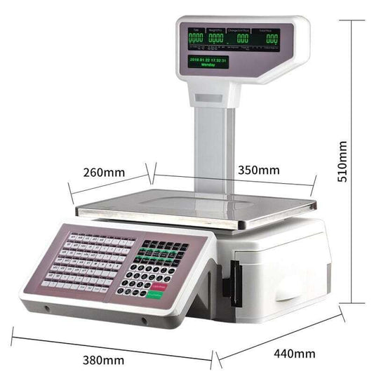 SAMART Barcode Label Printing Scales PLUS Receipt Printer
