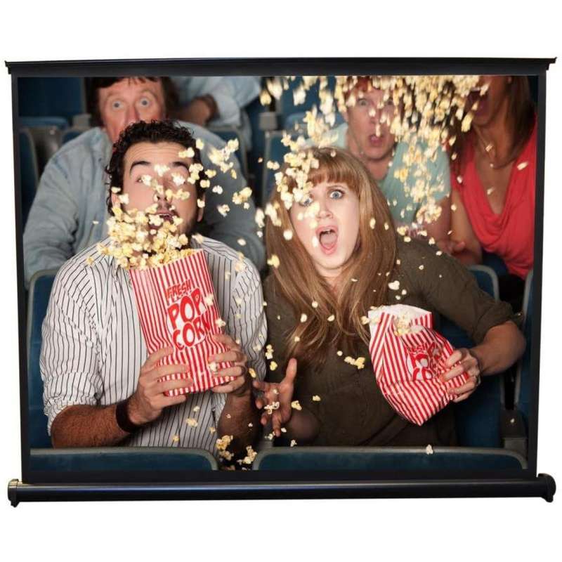 Projector Screen 1mX 75cm Manual Portable