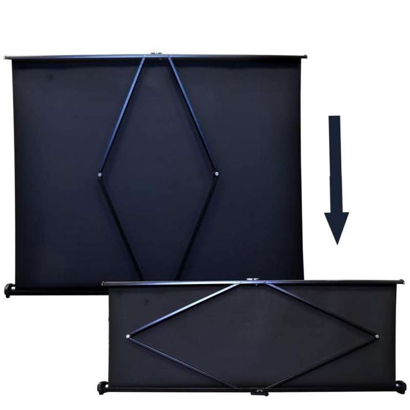 Projector Screen 1mX 75cm Manual Portable
